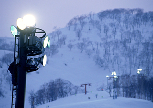 户外滑雪场照明